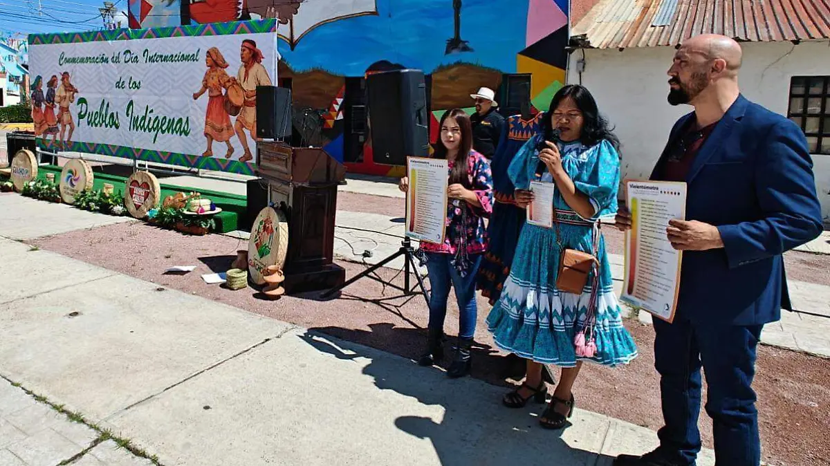 Presenta CEDH violentómetro en lengua rarámuri durante conmemoración del Día de los Pueblos Indígenas