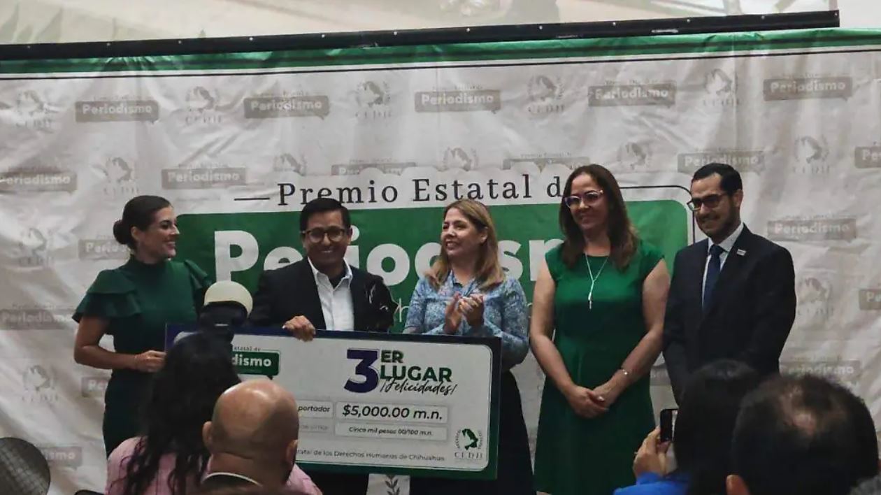 Gana El Sol de Parral dos preseas en el Premio Estatal de Periodismo de la CEDH