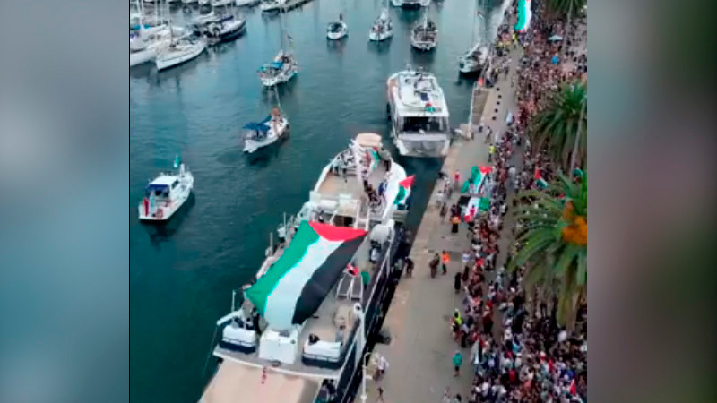 Sale segunda flotilla humanitaria con rumbo a Gaza, a pesar de bloqueo israelí